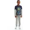 Astronaut Long Sleeve Two-Fer Tee - T-Shirts - 5
