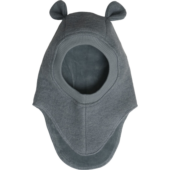 Plys Double Layer Wool Balaclava With Small Ears, Blue Heaven