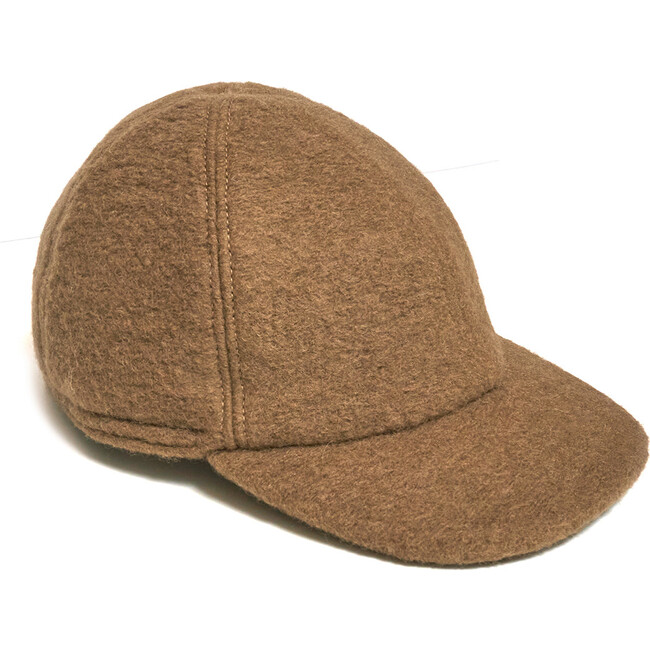 Cap In Wool With Velour Lining, Mole