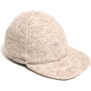 Cap In Wool With Velour Lining, Sand - Hats - 1 - thumbnail