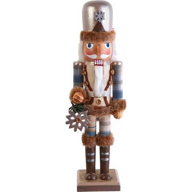 Wooden Rustic Glamour Nutcracker