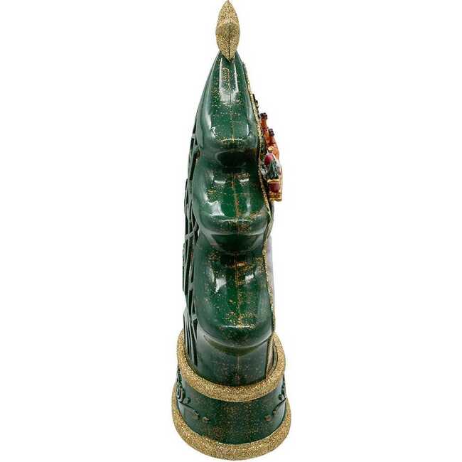 Water Snowman Tree with Santa Sleigh - Accents - 2