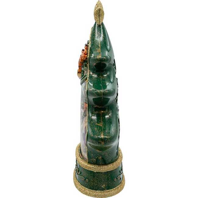 Water Snowman Tree with Santa Sleigh - Accents - 4