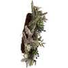 Un-Lit Decorated Rattan Wreath with Blueberries - Wreaths - 5