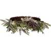 Un-Lit Decorated Rattan Wreath with Blueberries - Wreaths - 6