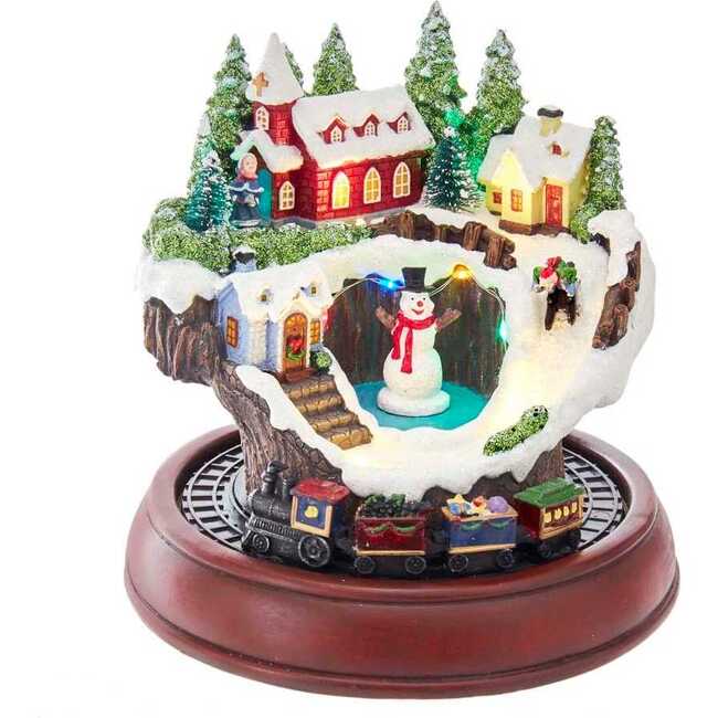 Musical Village and Train Table Piece - Accents - 1