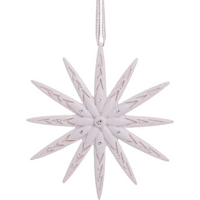 Modern Snowflake Ornament with Swarovski Elements - Ornaments - 1