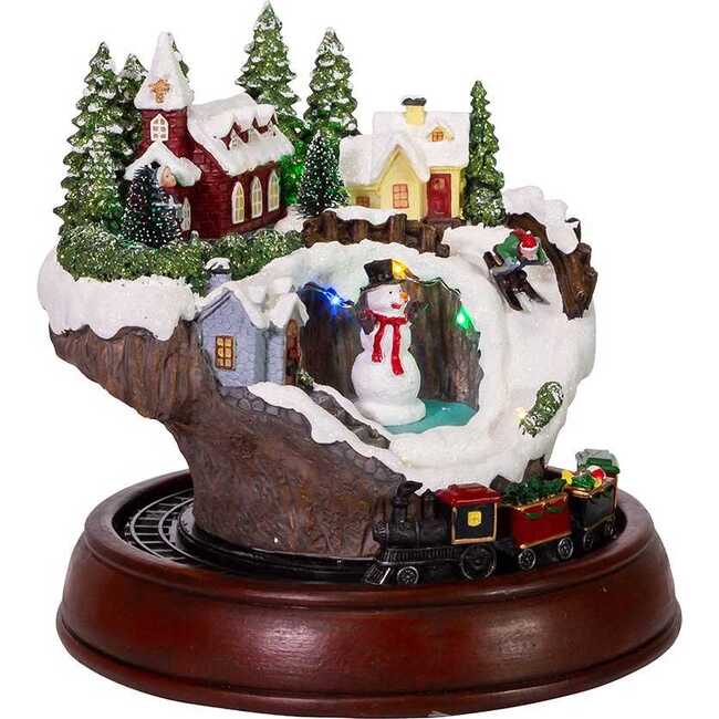 Musical Village and Train Table Piece - Accents - 2
