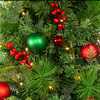 Pre-Lit Red And Green Wall Tree With Bow - Accents - 3