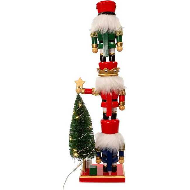 Nutcracker with Light Up Tree - Nutcrackers - 3