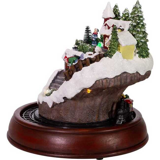 Musical Village and Train Table Piece - Accents - 5