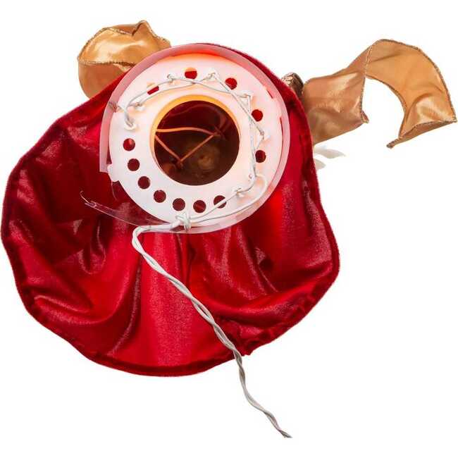 Red and Gold Black Angel Tree Topper - Tree Toppers - 6