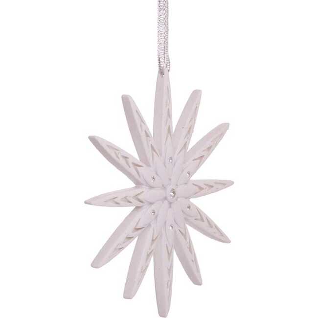 Modern Snowflake Ornament with Swarovski Elements - Ornaments - 4