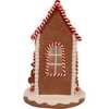 Light Up Gingerbread House With Santa Table Piece - Accents - 3