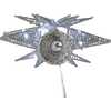 Pre-Lit Twinkling Silver Starburst Tree Topper - Tree Toppers - 6 - thumbnail