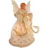 Ivory and Gold Fiber Optic Animated Angel Treetop - Tree Toppers - 2