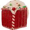 Light Up Gingerbread House With Santa Table Piece - Accents - 5