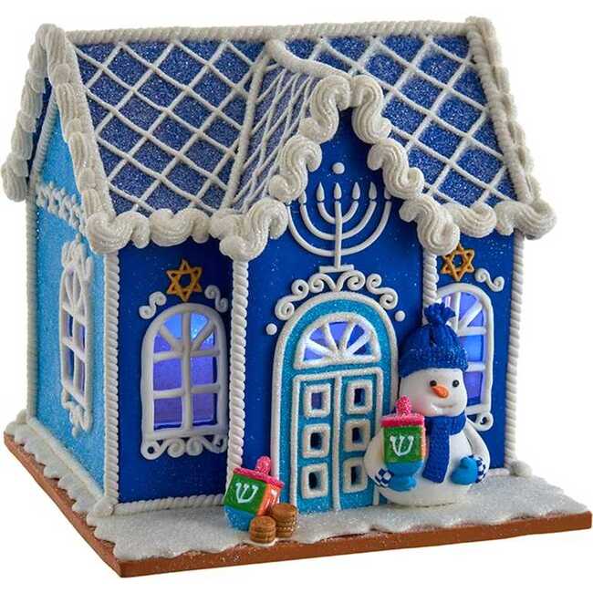 Hanukkah LED House Table Piece - Accents - 1