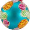 Glass Pineapple Pattern Ball Ornaments, 6 Piece Set - Ornaments - 6
