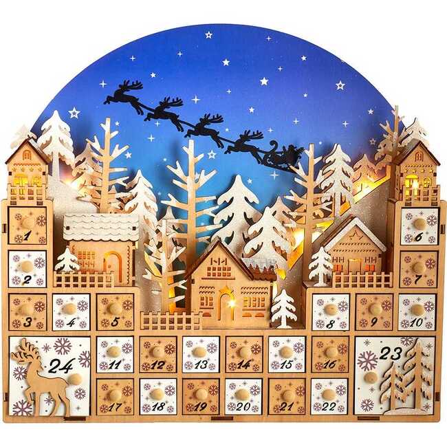 Christmas Village With Advent Calendar - Advent Calendars - 1