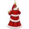Bellissimo Glass Red Santa Ornament - Ornaments - 3 - thumbnail
