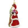 Bellissimo Glass Red Santa Ornament - Ornaments - 4 - thumbnail