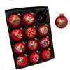 12 Days of Christmas Decorative Glass Ornaments, 12 Piece Set - Ornaments - 3
