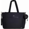 Utility-Strap Diaper Tote Bag, Black - Diaper Bags - 1 - thumbnail