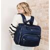 Satchel 14-Compartment Diaper Bag, Navy - Diaper Bags - 5