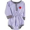 Jill Long Sleeve Contrast Cuff Bubble, Purple Haze - Onesies - 1 - thumbnail