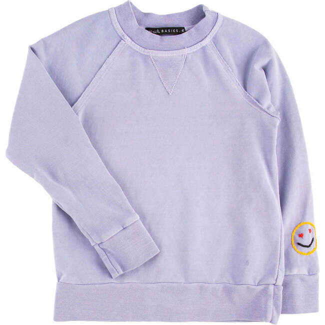 Iggy Long Raglan Sleeve Pullover, Purple Haze