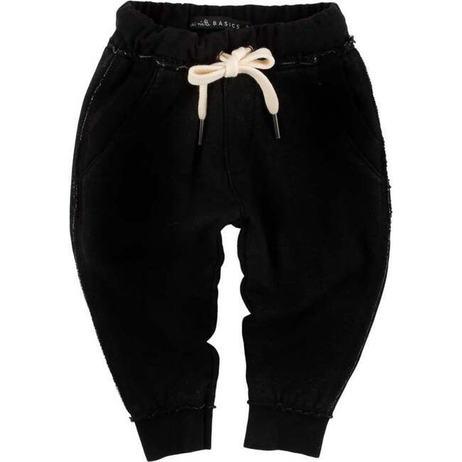 Ziggy French Terry Jogger, Black