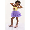 Jenny Sequin Rainbow Tulle Dress, Purple - Dresses - 2