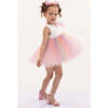 Cakepop Unicorn Rainbow Tulle Dress, White - Dresses - 3