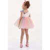 Cakepop Unicorn Rainbow Tulle Dress, White - Dresses - 4