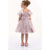 Jolene Polka Dot Applique Dress, Lavender - Dresses - 4