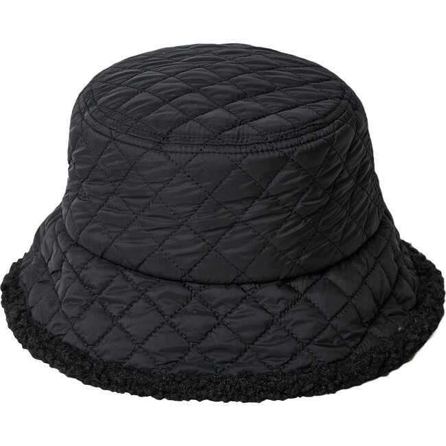 Quilted Bucket, Black