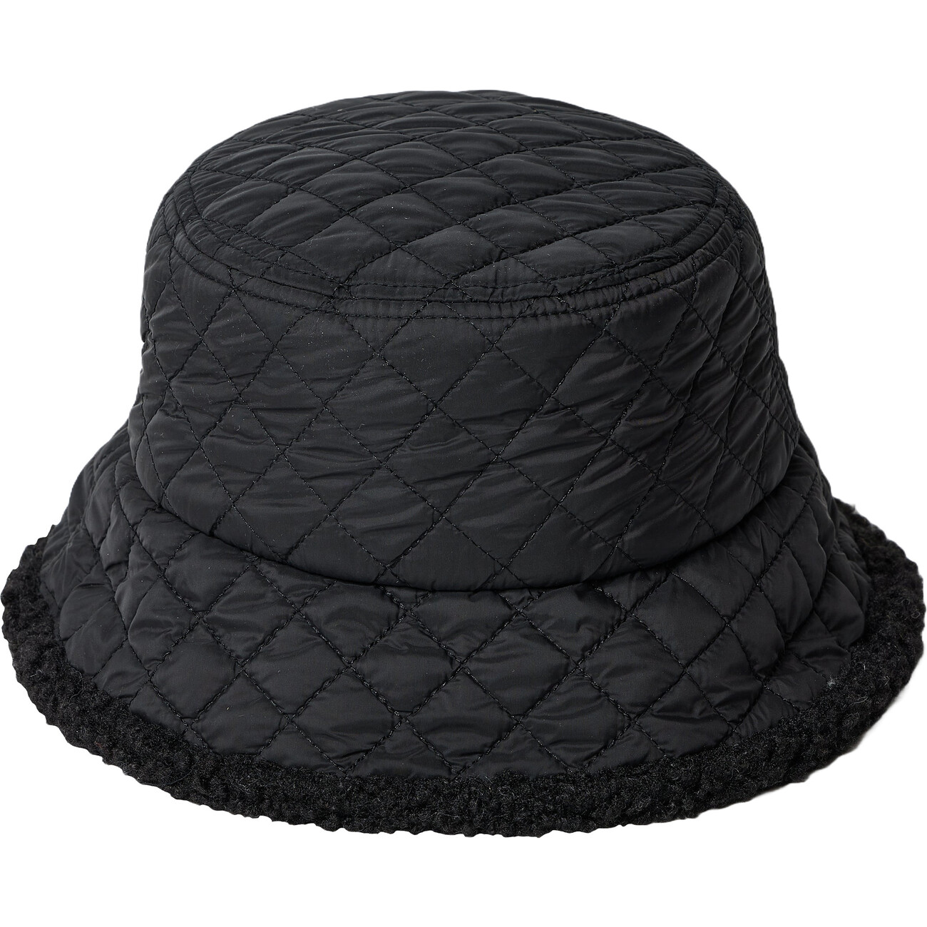 Quilted Bucket Black Hat Attack Hats Maisonette