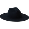 Ruby Brimmed Hat, Black - Hats - 1 - thumbnail