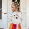Thankful Babe Multi Thanksgiving Sweatshirt, Natural - Sweatshirts - 2