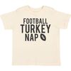 Football Turkey Nap Thanksgiving Short Sleeve T-Shirt, Natural - T-Shirts - 1 - thumbnail