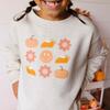 Pumpkin Pie Smiley Thanksgiving Sweatshirt, Natural - Sweatshirts - 2