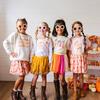 Thankful Retro Rainbow Thanksgiving Long Sleeve Shirt, White - Shirts - 3