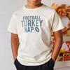 Football Turkey Nap Thanksgiving Short Sleeve T-Shirt, Natural - T-Shirts - 2