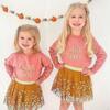 Cutest Turkey Thanksgiving Sweatshirt, Dusty Rose - Sweatshirts - 2