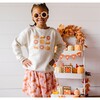 Pumpkin Pie Smiley Thanksgiving Sweatshirt, Natural - Sweatshirts - 3