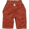 Velvet Pants with Ruffled Pocket, Prints - Sweatpants - 2