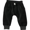 Velvet Joggers, Black - Sweatpants - 2