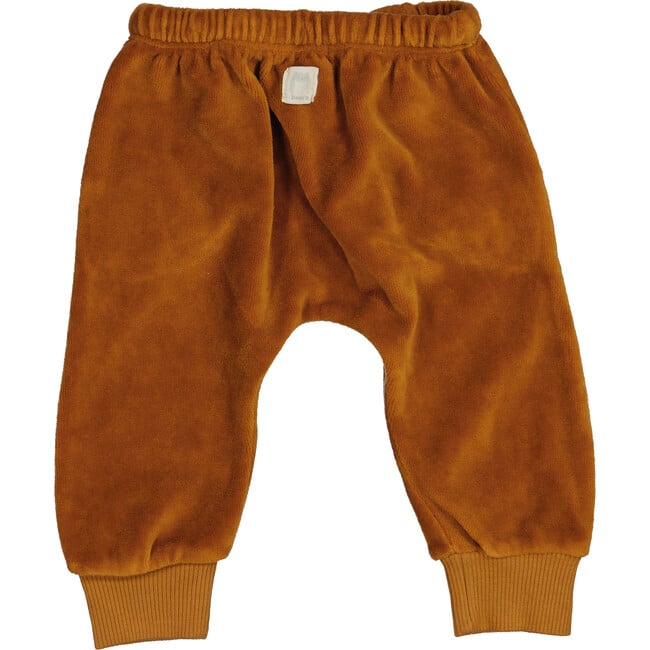 Velvet Sweatpants, Caramel - Sweatpants - 2