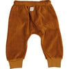 Velvet Sweatpants, Caramel - Sweatpants - 2